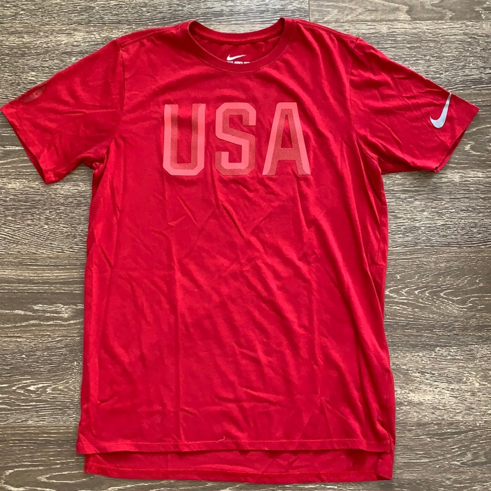 USA Olympic Team Shirt - Split Hem